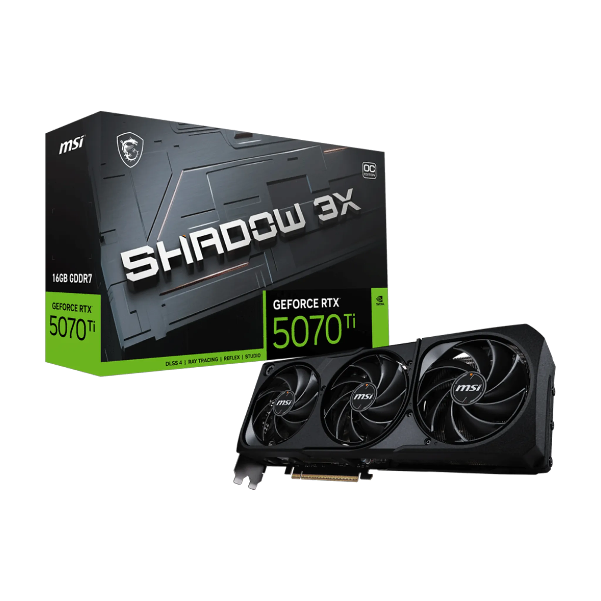 Card màn hình MSI GeForce RTX™ 5070 Ti 16G SHADOW 3X OC
